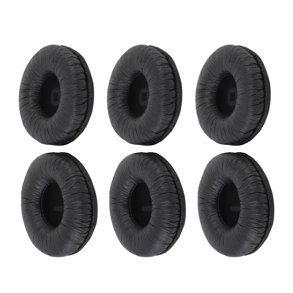 3 Pairs Headphones Replacement Ear Pads Cushions Memory Foam Protein Leather Ear Pads for ATH AR3BT ATH AR3iS Black