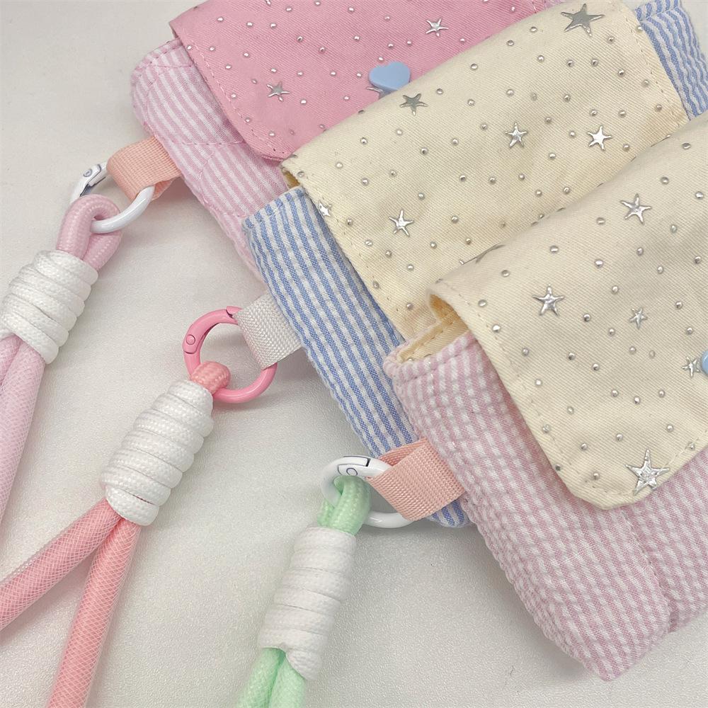 New Cute Star Print Storage Bag, Ins Style Multi-purpose Cosmetic Pouch, Travel Toiletry Bag for Daily Use