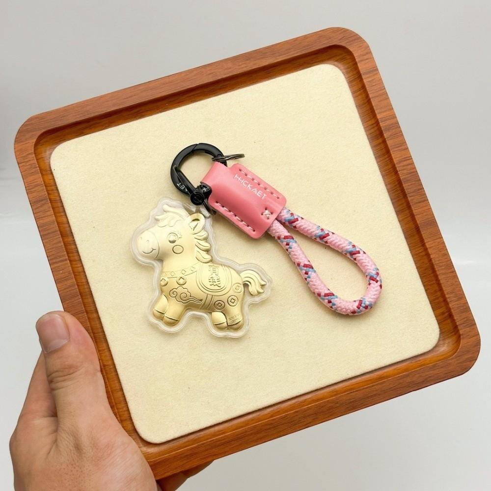 Cartoon Design Pony Keychain Decorations Bag Pendant Horse Keychains  Chinese New Year