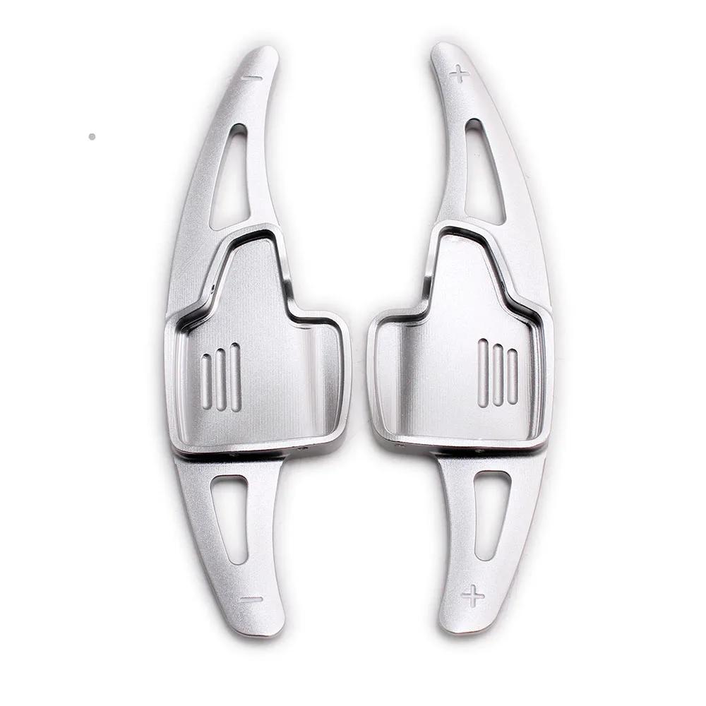 Pair Car Auto Steering Wheel Shift Paddle Extender Stickers Aluminum  For Ford Focus Kuga Ecosport Cooper Car Accessories