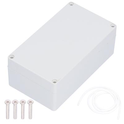 Scatola di Giunzione Plastica Impermeabile Strumenti Cablaggio Alimentazione Custodia per Strumenti per Elettronica 200x120x75mm