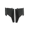 Pair Black Motorcycle Front Fairing Winglet Aerodynamic Wing Side Spoiler Cover