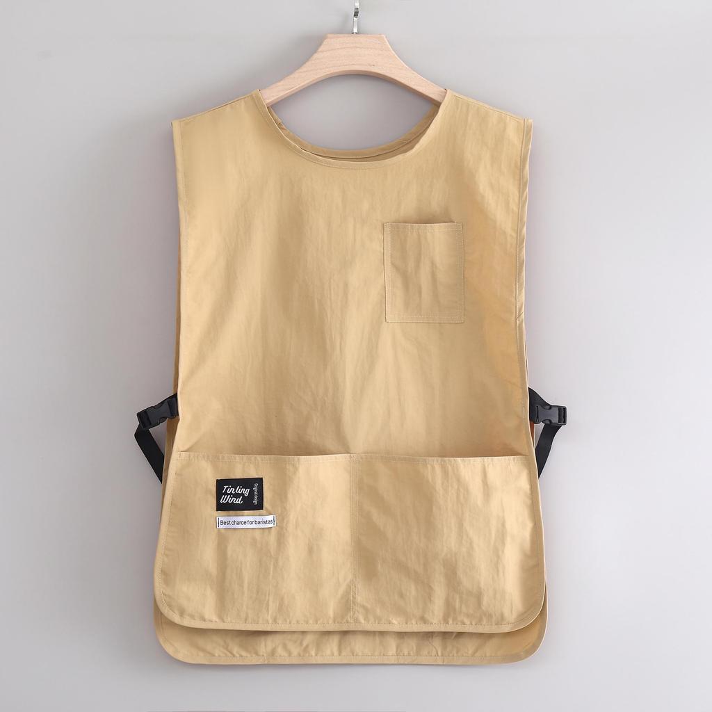 Adjustable Waterproof Coffee Apron Vest for Catering & Barber Shop