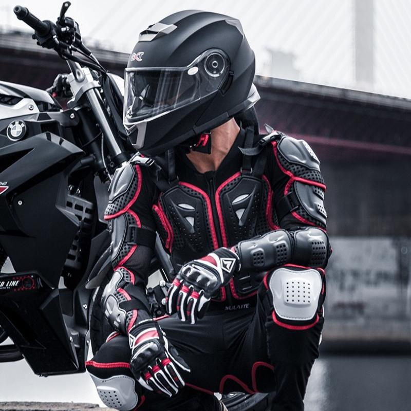 2026 Off Road Motorcycle Armor Full Body Protection Gear Knee Elbow Chest Neck Guard Motocross Jersey and Pants Motorcycle Suit