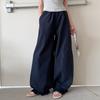 Girls' Summer 2026 New Flower Bud Lightweight Casual Pants, Korean Version Loose Wide Leg Pants for Adults and Children