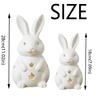 Cute Bunny Bunny Candle Holder White Easter Decoration Exquisite Rabbit Candlestick  Easter Party