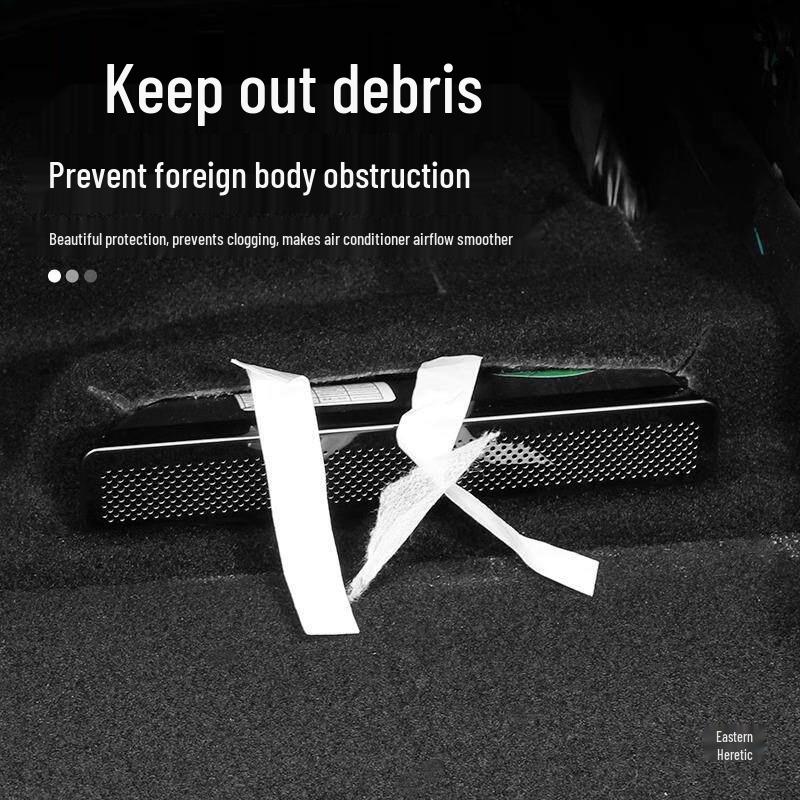 Geely Lynk & Co 08 Rear A/C Outlet Dust Cover - Under-Seat Anti-Clogging Protection for Interior Modification