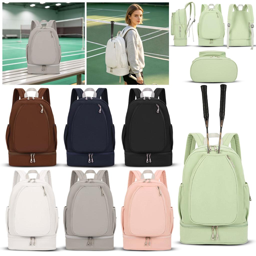 Tennis Badminton Backpack for Men Women, Purpose Sports Backpack for Rackets and