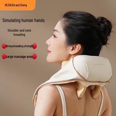 Hezheng Smart Shoulder & Neck Massager with Human-like Kneading CN Plug (adapter Included)