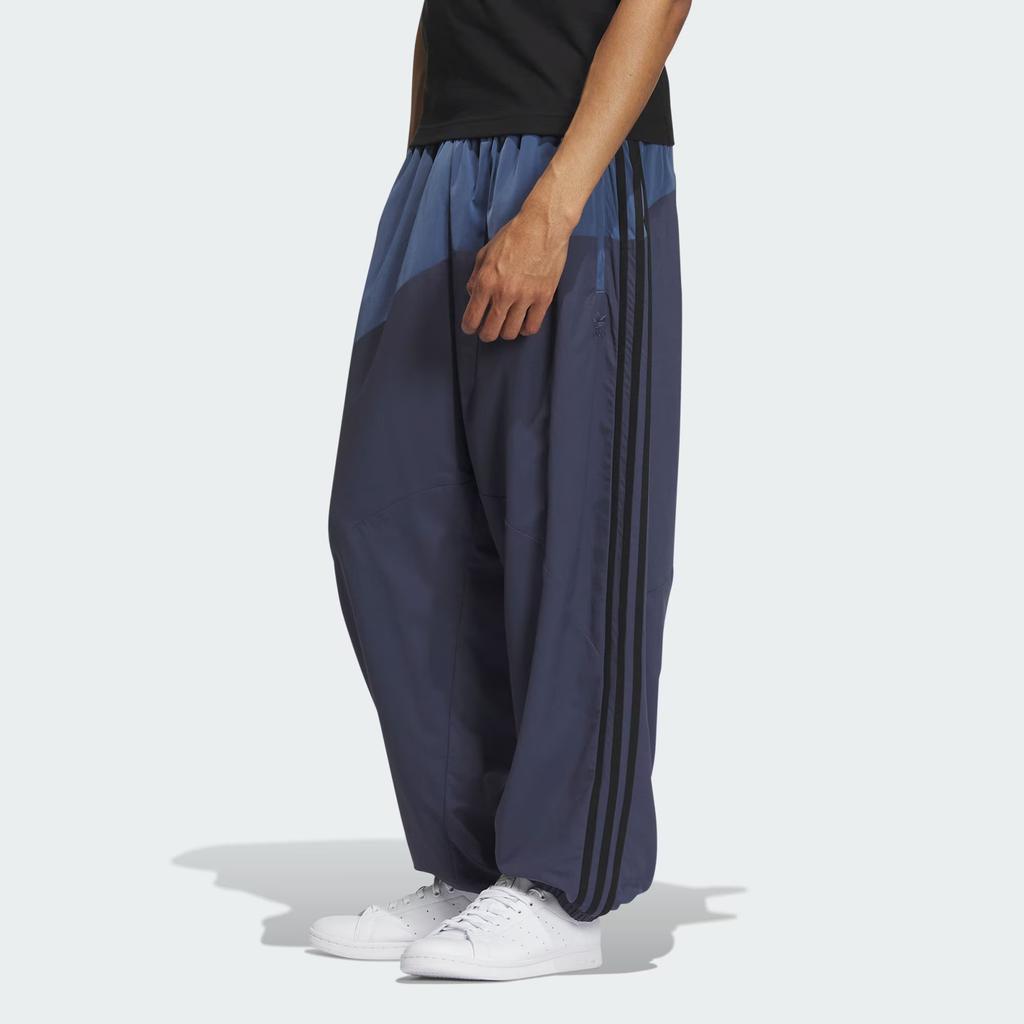 adidas Originals Toc Woven Pants Three Stripes Color Block Sports Long Pants Men Bottoms Dark-Blue IN1008
