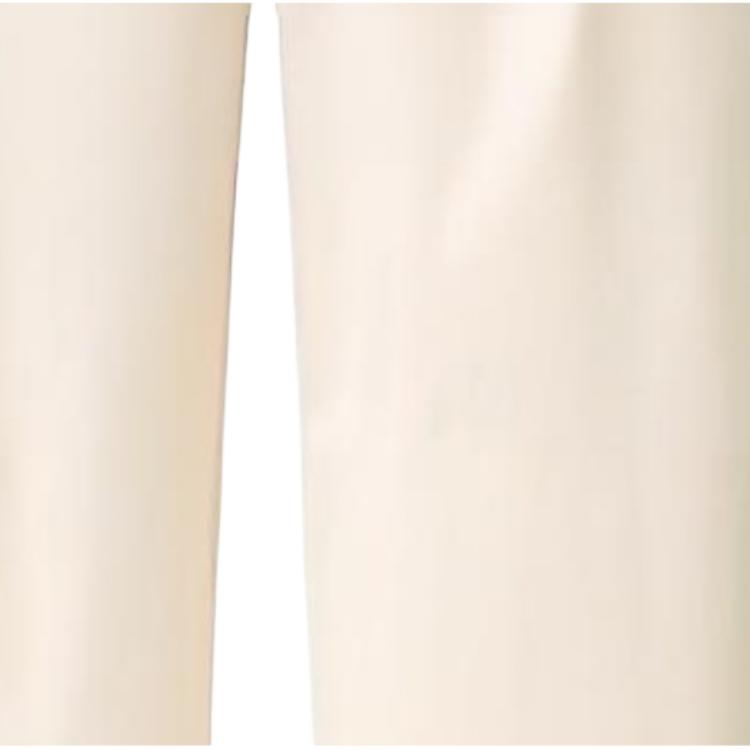 UNIQLO SS24 U Series Solid Color Casual Cropped Pants Women bottoms Light-Beige 467043-30