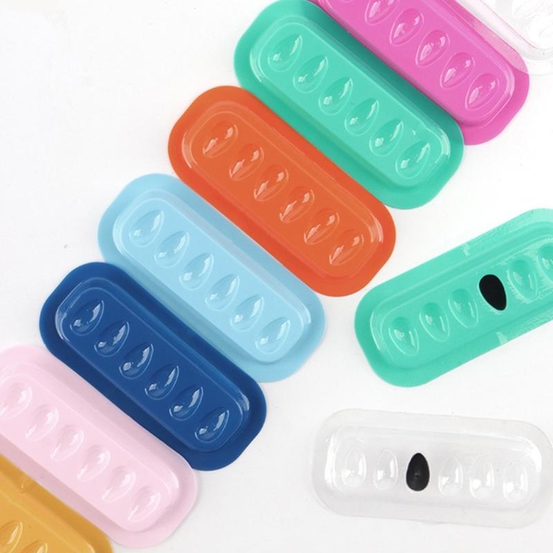 100pcs Eyelash Glues Holder Tray Silicone Palette Accesories For Makeup Artists And Lash Extension Accessories