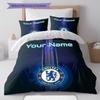 Chelsea F Custom Name Pattern Bedding,Quilt Set Quilt Cover Pillowcase Home Birthday Gift(1 * duvet cover + 2 * pillowcase, without core)