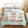 Mis Pastelitos Bedding Set Single Twin Full Queen King Size Bed Set Aldult Kid Bedroom Duvetcover Sets Anime bed sheet set
