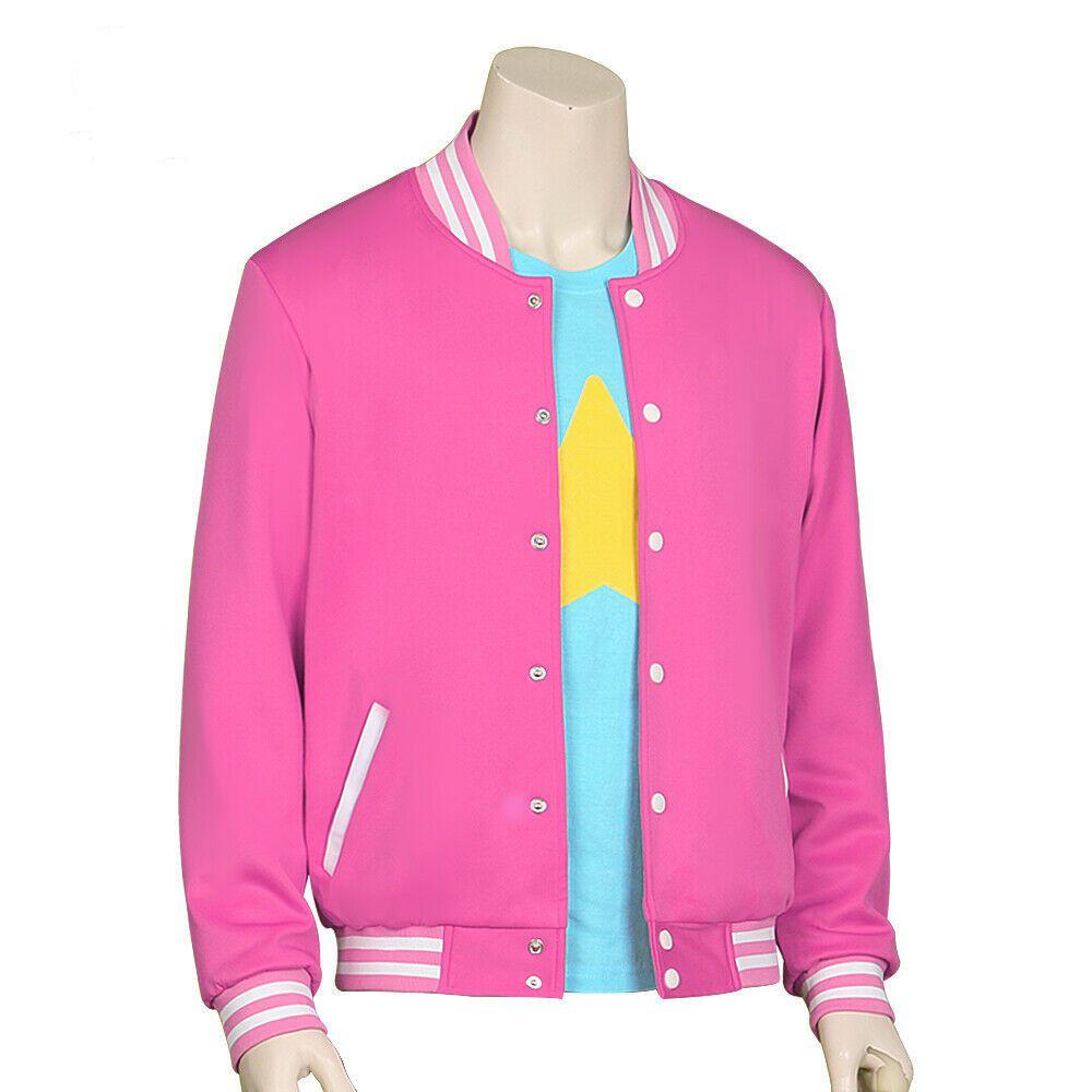 Steven Universe Cosplay Baseballová Uniforma Unisex Tričko Bunda Kostým Sada**