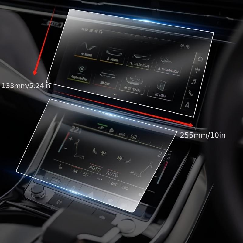 Закаленное стекло Защитная пленка на экран для Audi Q7 Q8 E-Tron 2019-2025 HD Clarity Устойчивая к царапинам Пленка-чехол для сенсорного экрана 25,65 см