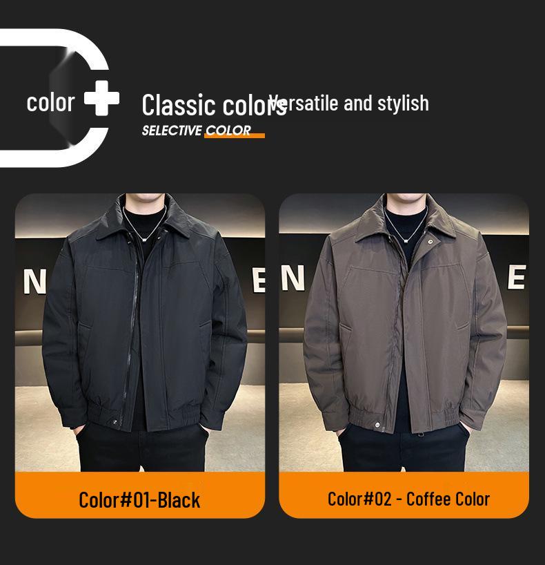 Men's Casual Winter Short Down Jacket - Warm, Trendy, and Versatile Outerwear