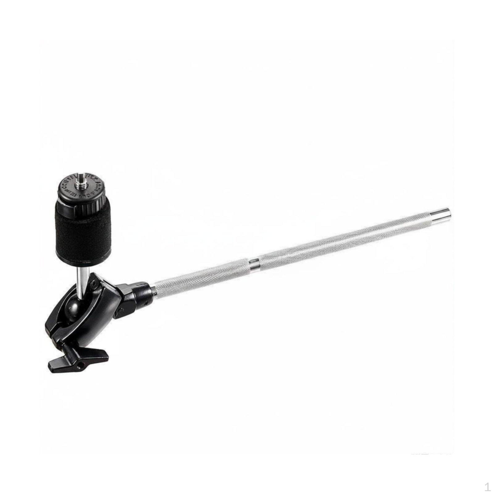 Cymbal Stand Extension Arm Adjustable Angle Drum Clamp Heavy Duty Set for чёрный