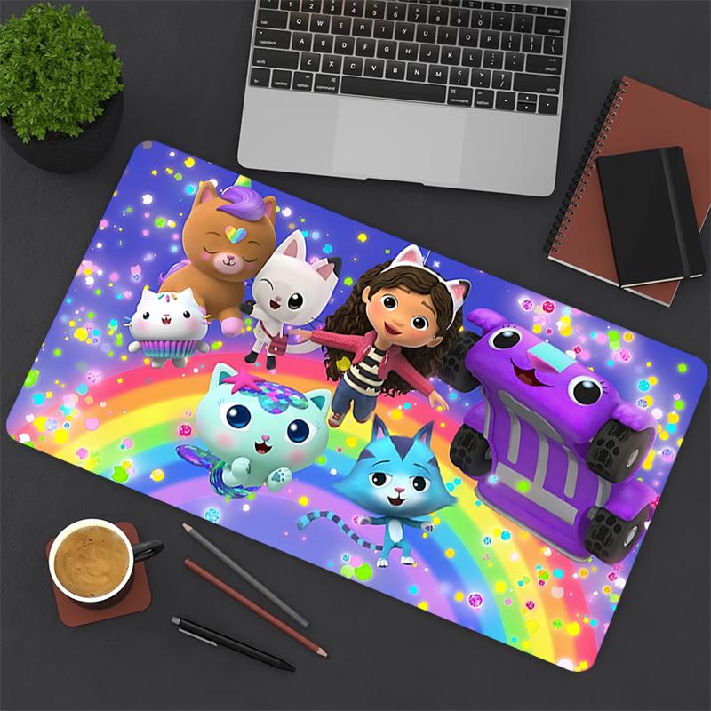 1Pc Rainbow Friends Adventure Gaming Mouse Pad Keyboard Desk Mat Non-slip Rubber Lock Edge Waterproof Computer Mousepad for Office Home Decor Y1155