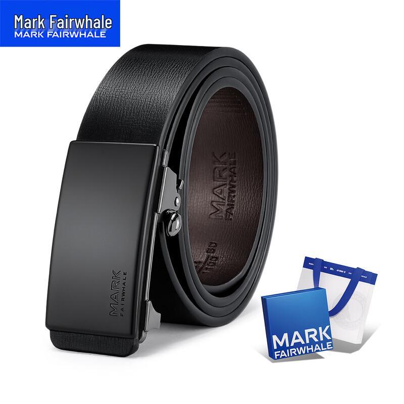 Mark Fairwhale Men s Automatic Buckle Leather Belt 115cm
