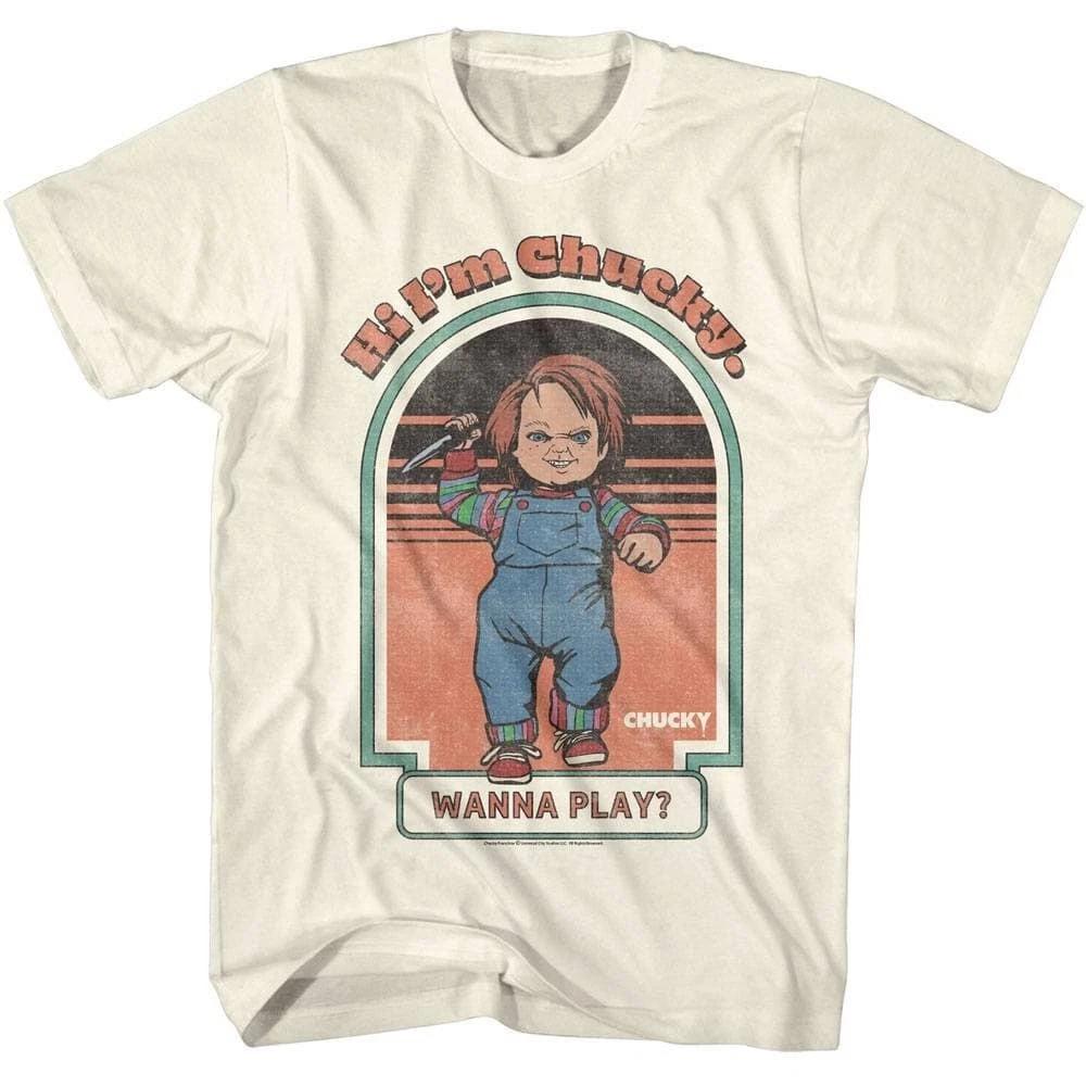 Chucky Hi Wanna Play Men s T Shirt 4XL