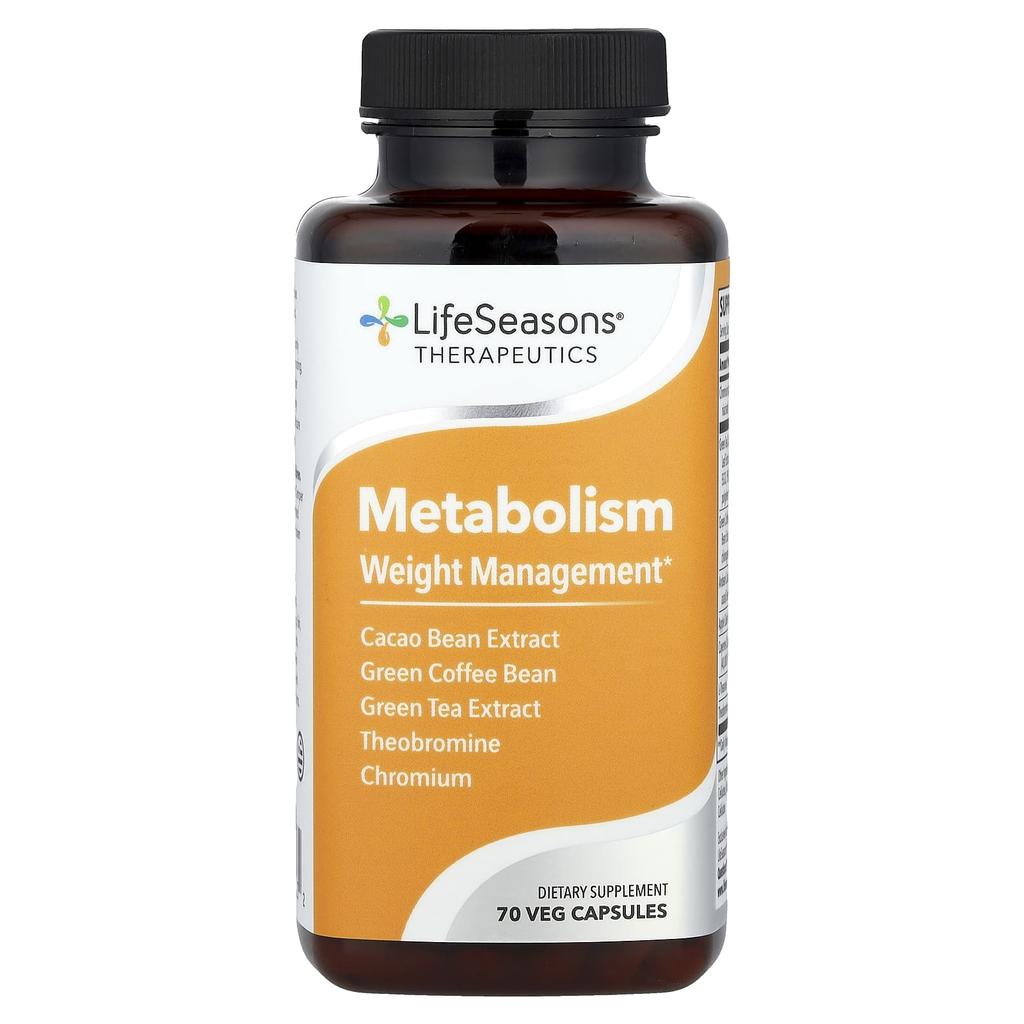 Metabolism, Weight Loss Supplement, Veggie Capsules 70