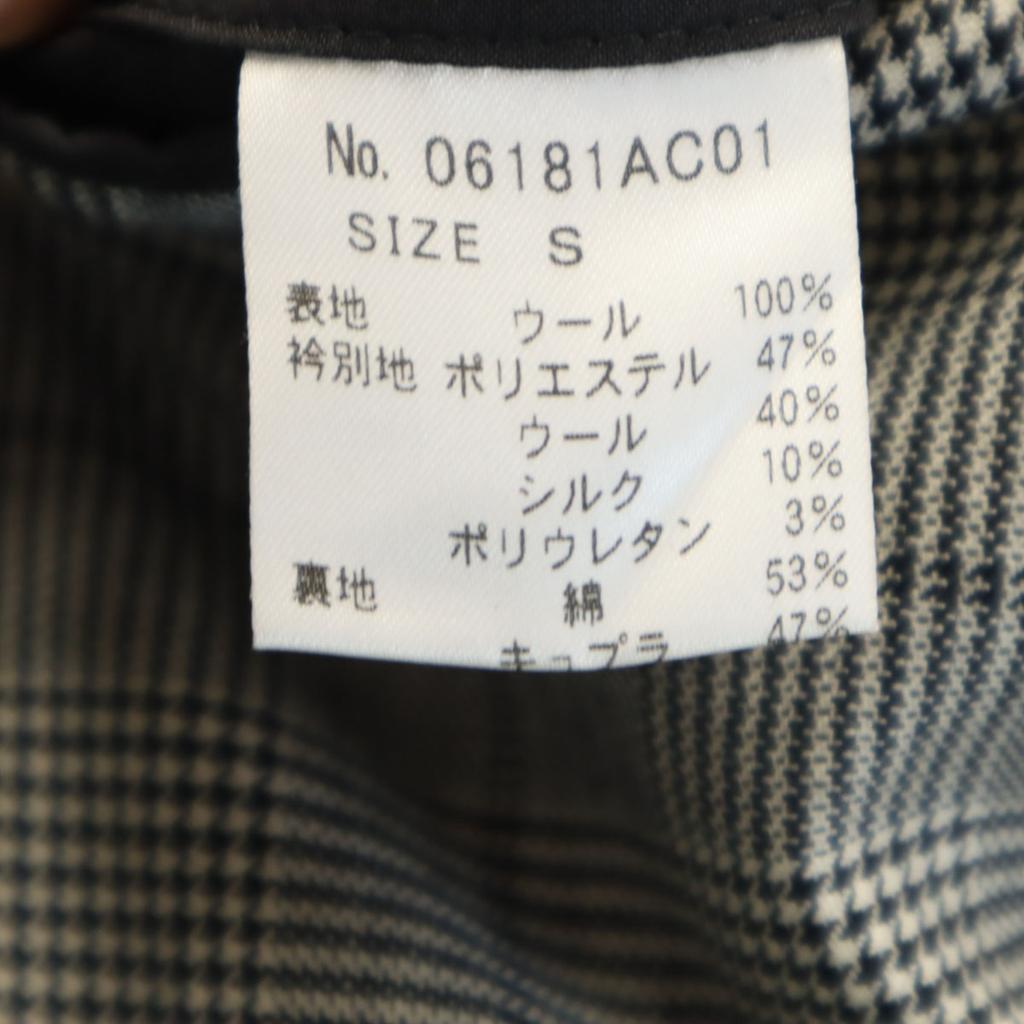 Thee Hysteric XXX made in Japan Glen check Chester coat S gray Men's Used