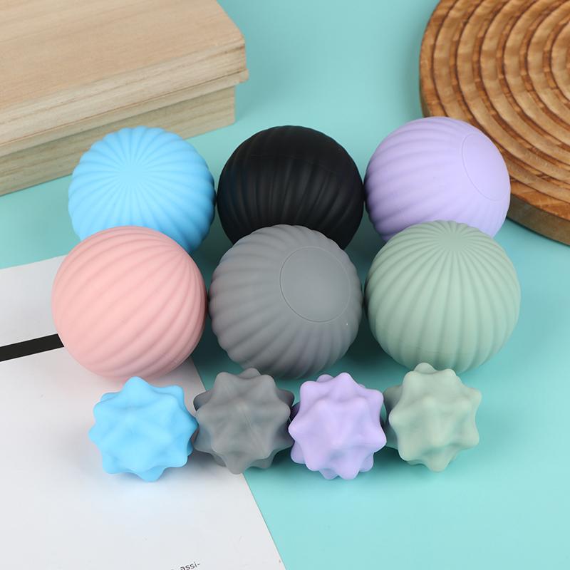 Silicone Massage Ball Fascia Ball Muscle Release Tool For Yoga Fitness Shoulder Neck Foot Hand Muscle Relaxation Equipment