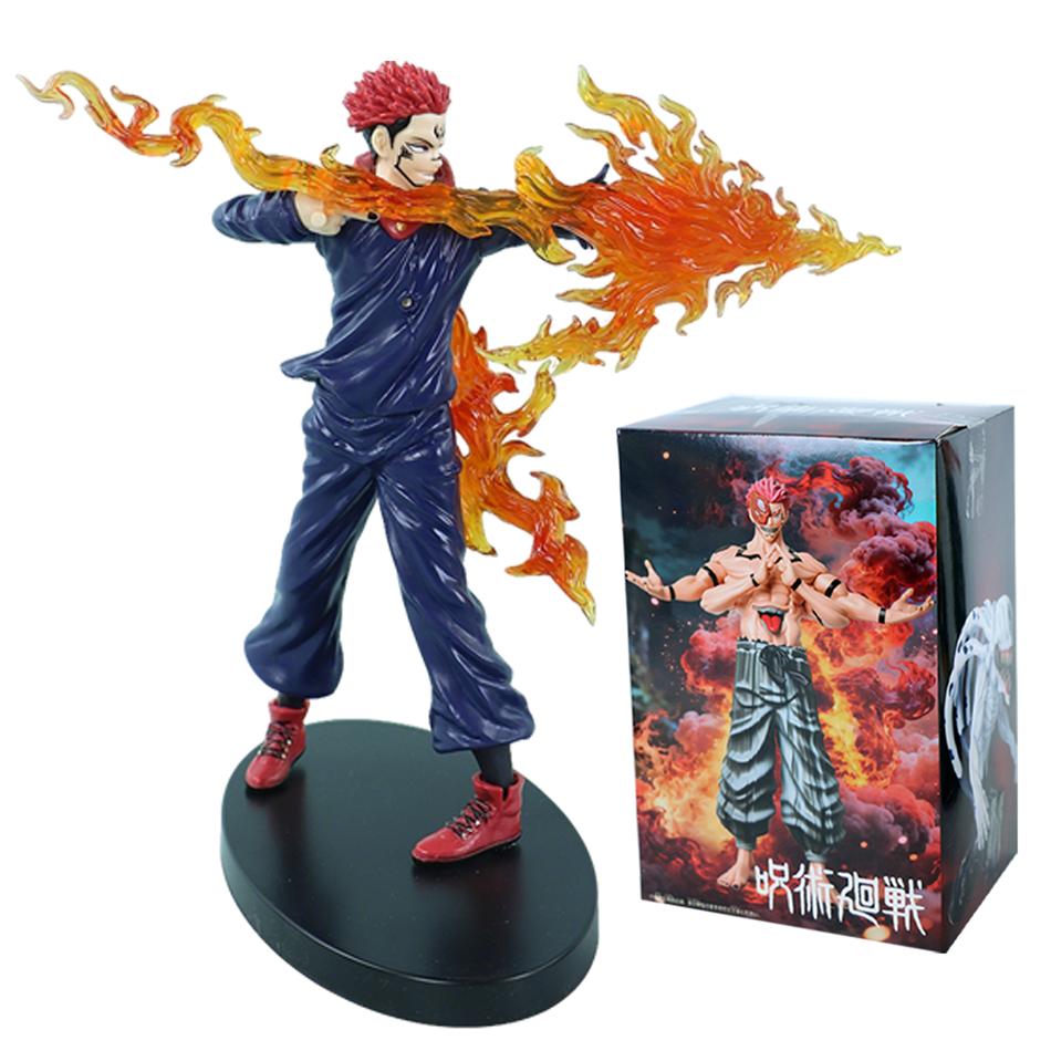 Anime Jujutsu Kaisen Figurine Yuji Itadori Choso Cool Combat Style Action Figurine Model Pvc Plaything Collection Desktop Accessories Gift