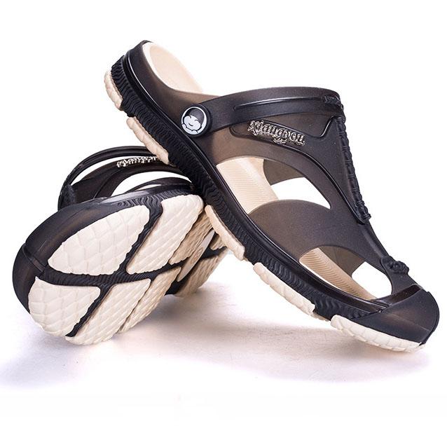 Pánské Velké Velikosti Protiskluzové Vnitřní Koupelnové Ploché Pantofle Jaro Léto Venkovní Plážové Baotou Pantofle