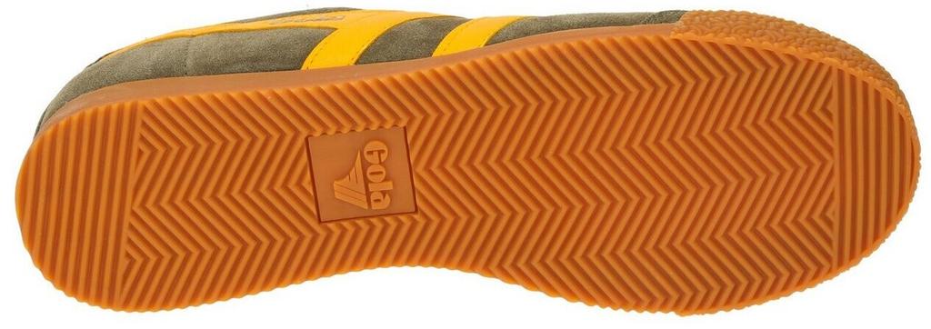 Gola Harrier Suede Sneakers (CMA192) Rhino/off-white/navy