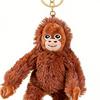 Chaveiro de Pelúcia de Macaco Chaveiros de Animais de Pelúcia Macios com Braços Longos Bonecas Fofas para Pendurar em Bolsas Mochilas Presente Inovador para Crianças Amantes de Animais