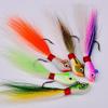 VIB Metal Jig Sinking Lure with Feather Hair Hook