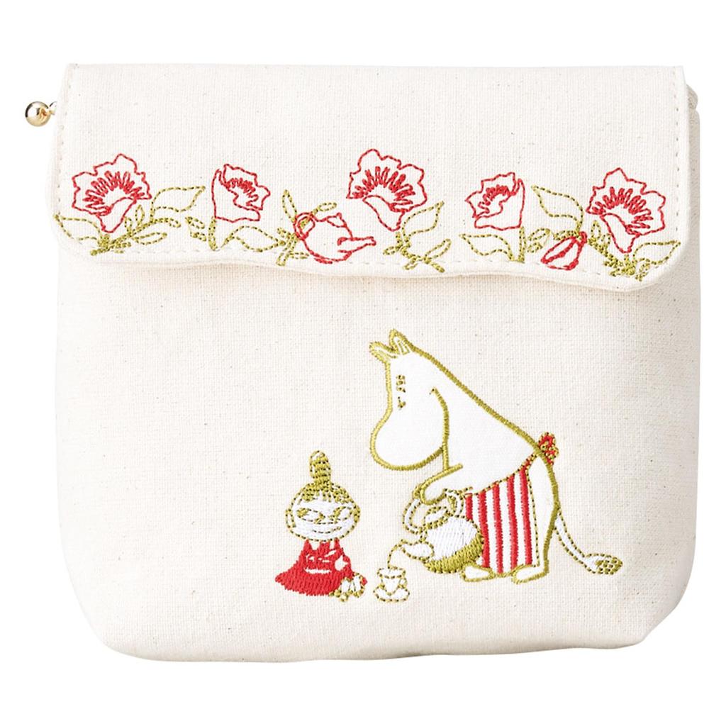 Marushin Moomin Tea Party Perfect Gift for 1425024600 Pouch, Mama's Character, Birthdays, Women's Accessories,
