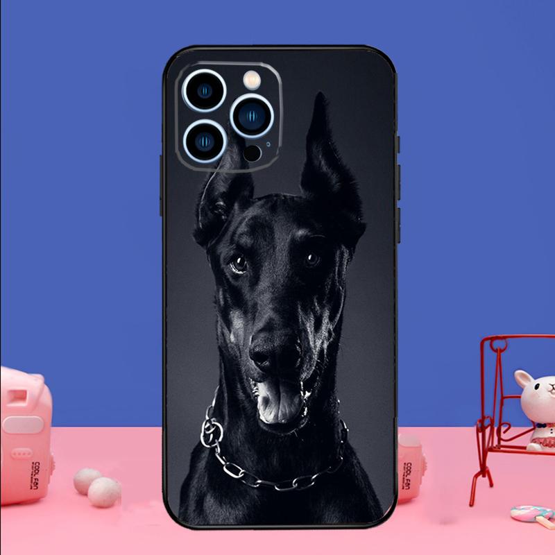 Doberman Dog Phone Case For iPhone 17 16 15 14 13 11 12 Pro Max Plus 13 12 Mini 16e 17 Air Bumper Cover