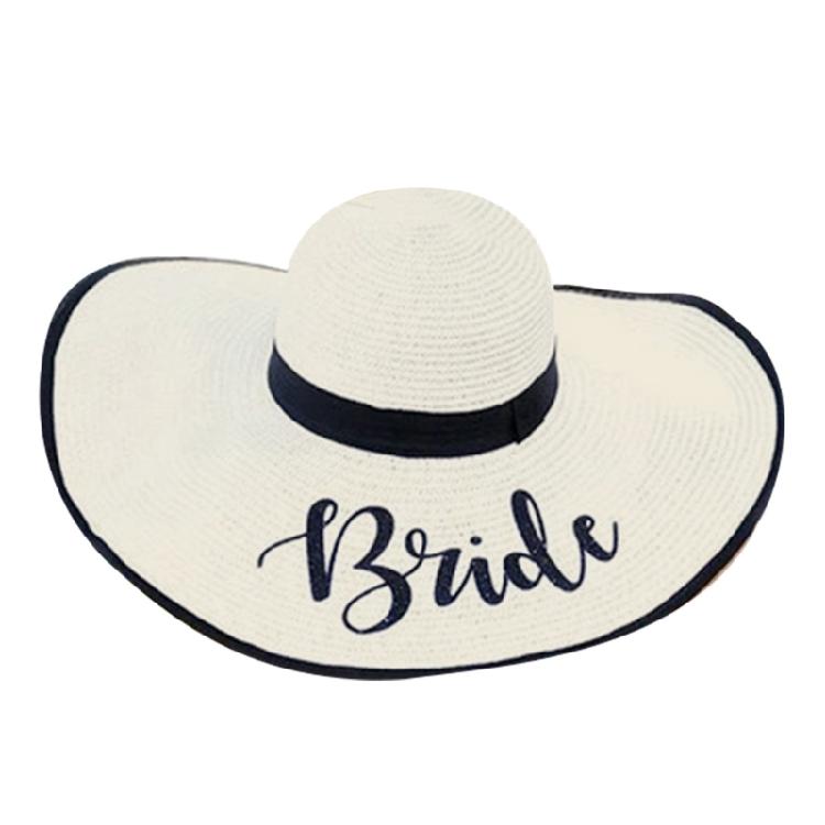 Comfortable Bridal Event Sun Hat With Breathable Straw Design And Large Brims for Daily Wear and Special Occasion