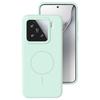 For Xiaomi 15 Pro Liquid Silicone Magnetic Case Skin-Touch Phone Cover