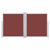 VidaXL Retractable Side Awning Brown 120 X 600 Cm