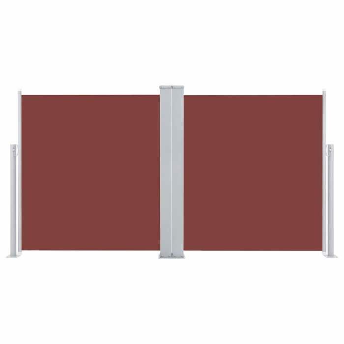 VidaXL Retractable Side Awning Brown 120 X 600 Cm