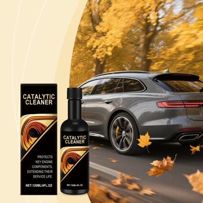 Car Catalytic Converter Cleaner, an Essential Carbon Deposit Cleaner for Gasoline Car Engine Maintenance, 120ml