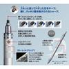 Mitsubishi Uni Kuru Toga Mechanická tužka 0,5 mm, Stříbrná rýhovaná rukojeť