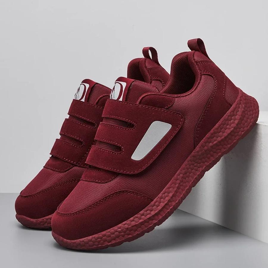 Buty Ortopedyczne Antypoślizgowe Lekkie Sneakersy na Obrzęki z Rzepami Buty na Zapalenie Rozcięgna Podeszwowego dla Mężczyzn