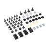 50pcs Engine Under Cover Retainer Clips Underbody Mudguard Door Bumper Panel Fastener Screw for