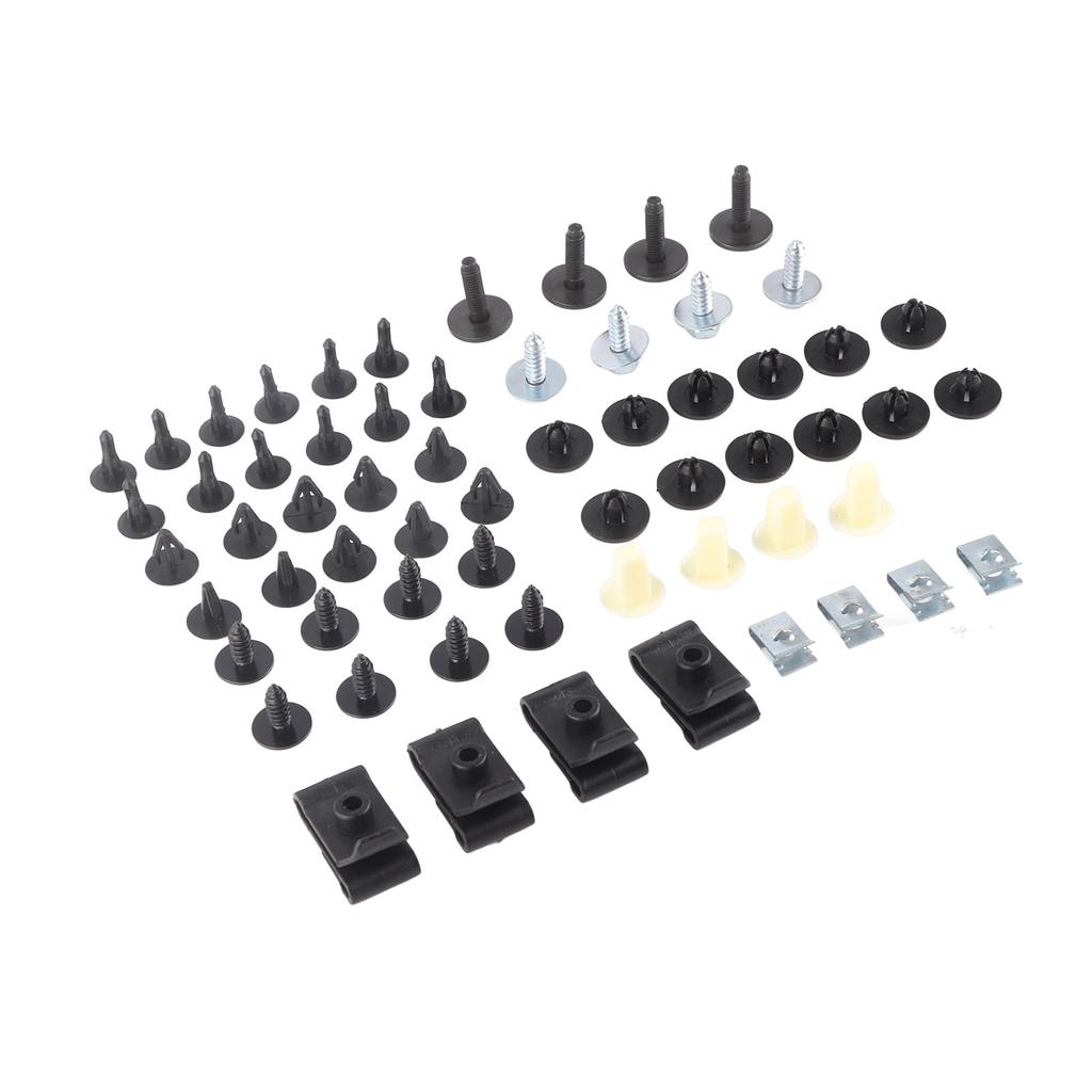 50pcs Engine Under Cover Retainer Clips Underbody Mudguard Door Bumper Panel Fastener Screw for