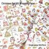 Christmas Sticker & Bookmark Set: Wrapping Paper, DIY Gift Accessories, Decoration, Phone Case Stickers.