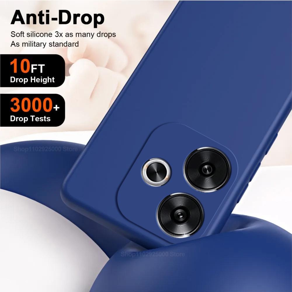 Poco F6 PocoF6 Pro Case Liquid Silicone Phone Cases For Xiaomi Poco F6 Poco F 6 F6Pro PocoF6 Pro Soft Cover Accessories