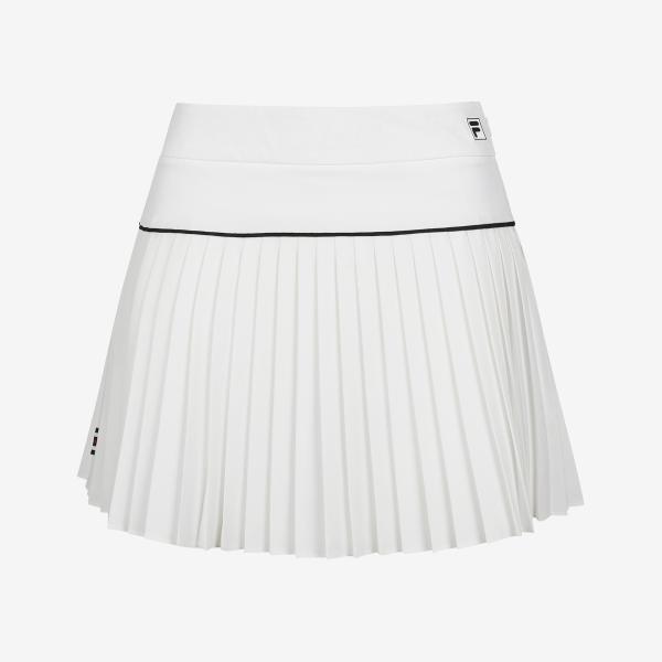 Fila Tennis Pleats Skirt Owh Fs2skg3351f Owh white/W80