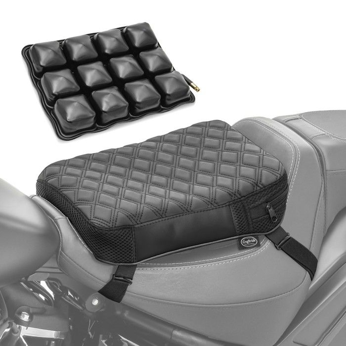 Coussin de Selle moto d'air comfort Craftride Custom Air S