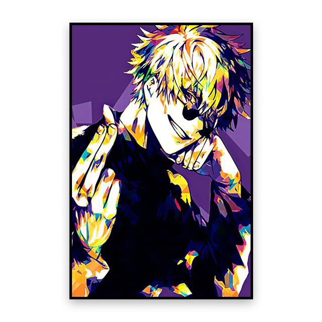 Jujutsu Kaisen Anime Canvas Poster Gojo Satoru Character Decoration Painting Kids Room Art Murals Modern Home Wall Decor Picture