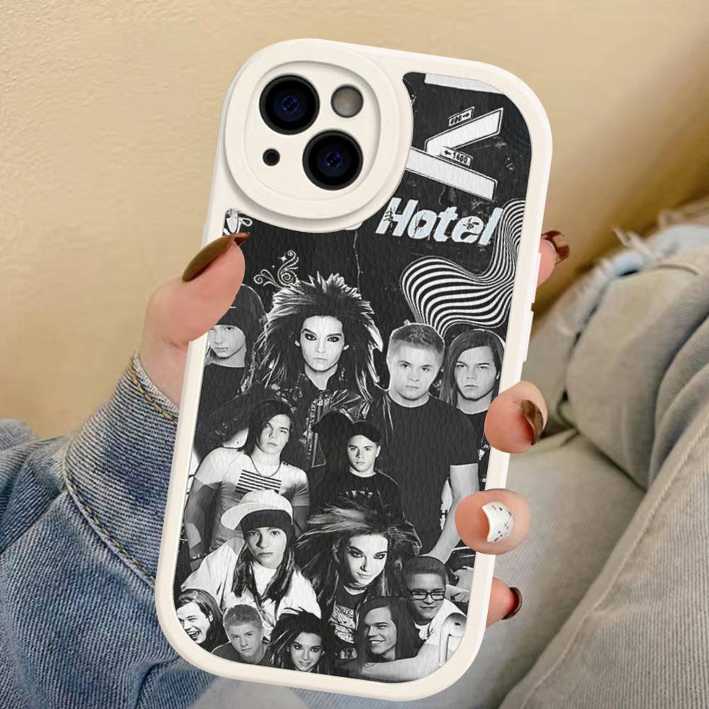 Tokio Hotel Band Phone Case For IPhone 16 15 14 13 12 11 Pro Max Plus Soft Leather Cover